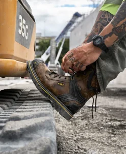 Best Sale CSA Abitibi II Boot (Carbon-Fiber Toe) Pour Homme  |  Cascade Brown/Black Homme Bottes Et Chaussures De Travail|Imperméable À L'eau