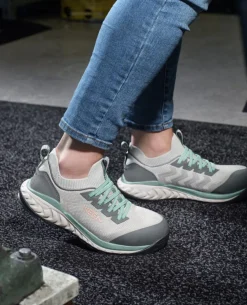 Sale CSA Arvada Shift Work Sneaker Pour Femme  |  Steel Grey/Granite Green Femme Bottes Et Chaussures De Travail