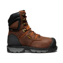 Best Sale CSA Camden 8" Waterproof Boot INT MET (Carbon-Fiber Toe) Pour Homme  |  Leather Brown/Black Homme Bottes Et Chaussures De Travail|Imperméable À L'eau