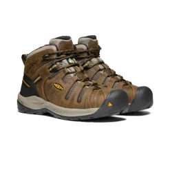Outlet CSA Flint II Boot (Steel Toe) Pour Homme  |  Cascade Brown/Golden Rod Homme Bottes Et Chaussures De Travail|Bottes