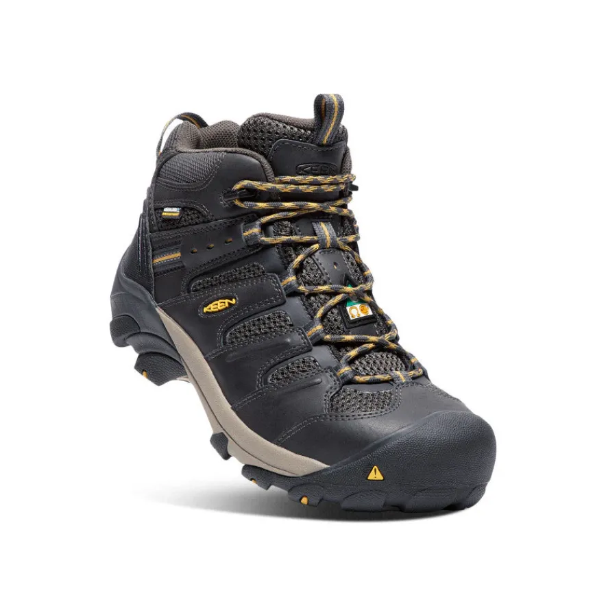 Flash Sale CSA Lansing Mid (Steel Toe) Pour Homme | Raven/Tawny Olive Homme Bottes Et Chaussures De Travail|Imperméable À L'eau