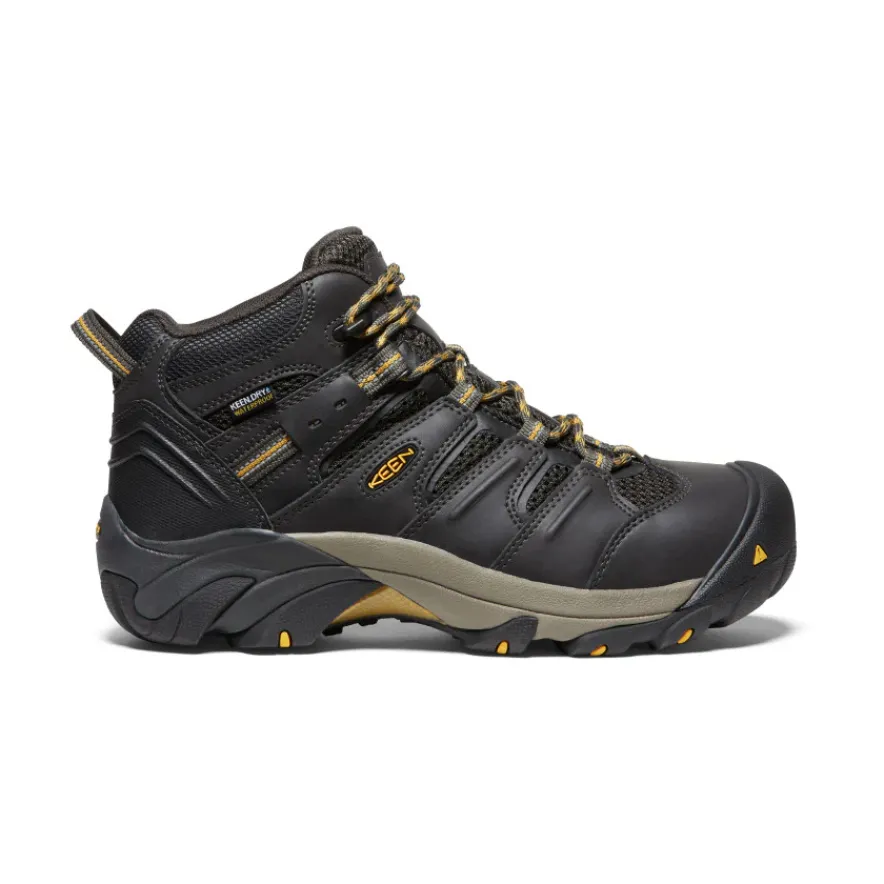 Flash Sale CSA Lansing Mid (Steel Toe) Pour Homme | Raven/Tawny Olive Homme Bottes Et Chaussures De Travail|Imperméable À L'eau