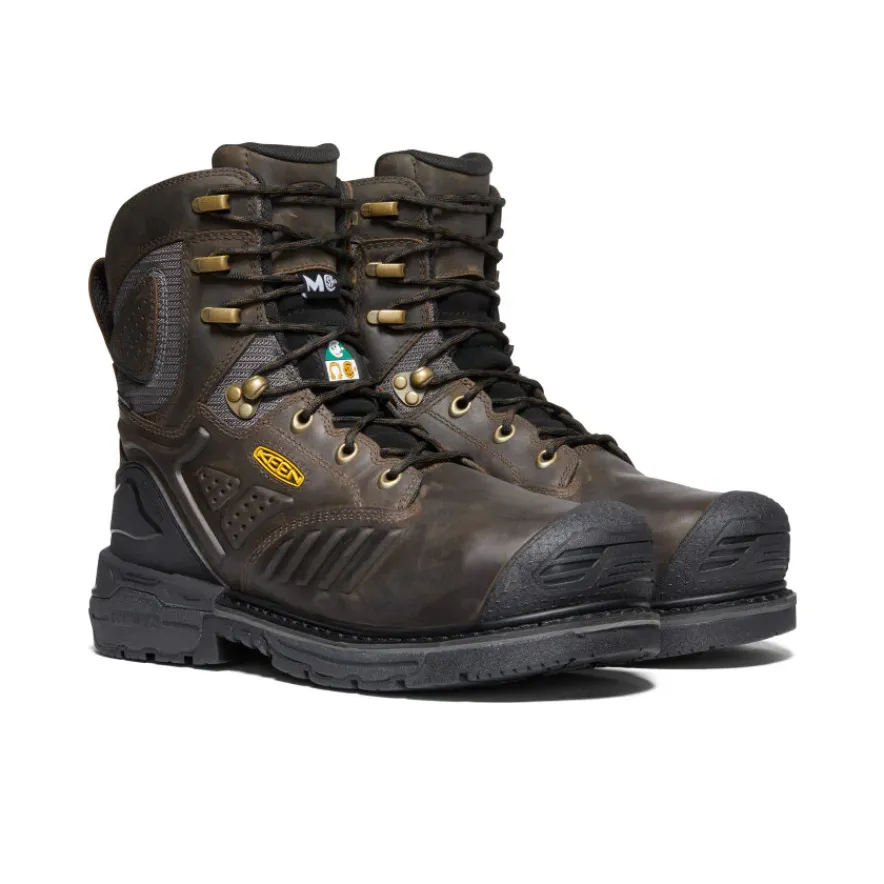Online CSA Philadelphia+ 8" Internal MET Waterproof Boot (Carbon-Fiber Toe) Pour Homme | Cascade Brown/Black Homme Bottes Et Chaussures De Travail|Imperméable À L'eau