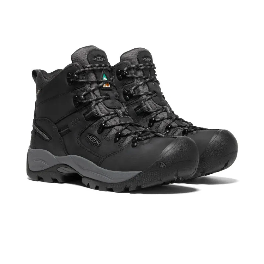 Online CSA Pittsburgh Energy 6" Waterproof Boot (Carbon-Fiber Toe) Pour Homme | Black/Forged Iron Homme Bottes Et Chaussures De Travail|Imperméable À L'eau
