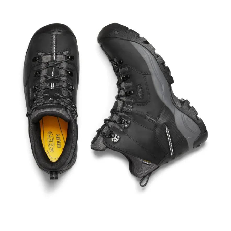 Online CSA Pittsburgh Energy 6" Waterproof Boot (Carbon-Fiber Toe) Pour Homme | Black/Forged Iron Homme Bottes Et Chaussures De Travail|Imperméable À L'eau