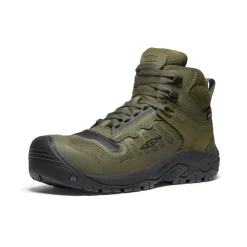 Cheap CSA Reno Mid KBF Waterproof (Carbon-Fiber Toe) Pour Homme  |  Dark Olive/Black Homme Bottes Et Chaussures De Travail|Imperméable À L'eau