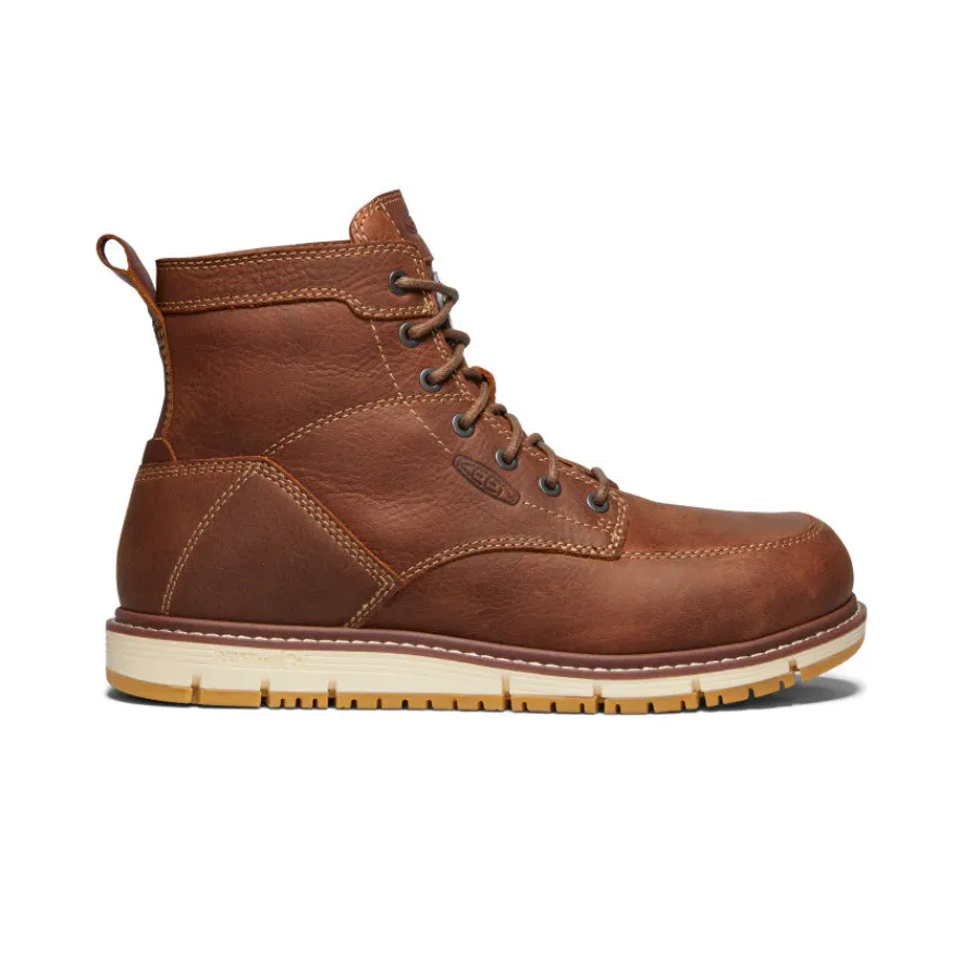 Flash Sale CSA San Jose 6" (Aluminum Toe) Pour Homme | Gingerbread/Off White Homme Bottes Et Chaussures De Travail|Bottes