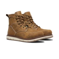 Shop CSA San Jose 6" Waterproof Boot (Aluminum Toe) Pour Femme  |  Almond/Gum Kg 113 Femme Bottes Et Chaussures De Travail|Imperméable À L'eau
