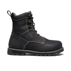 Cheap CSA Seattle 8" Waterproof Boot (Aluminum Toe) Pour Femme  |  Black/Steel Grey Femme Bottes Et Chaussures De Travail|Imperméable À L'eau