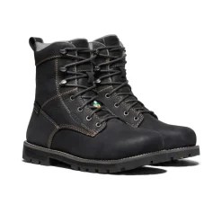 Cheap CSA Seattle 8" Waterproof Boot (Aluminum Toe) Pour Femme  |  Black/Steel Grey Femme Bottes Et Chaussures De Travail|Imperméable À L'eau