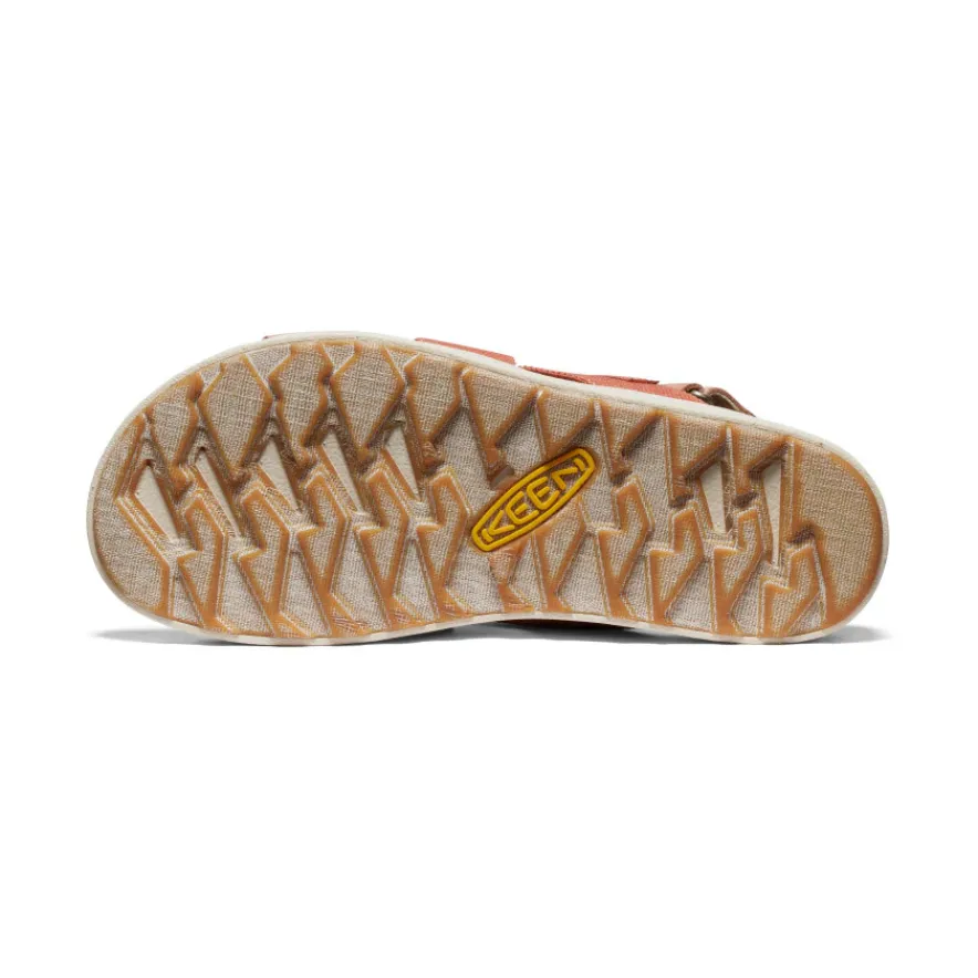 Best Elle Criss Cross Sandal Pour Femme | Baked Clay/Cork Femme Sandales