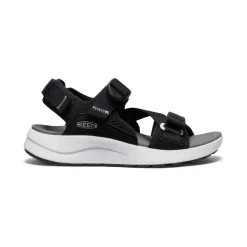 Hot Elle Sport Backstrap Sandal Pour Femme  |  Black/Steel Grey Femme Sandales
