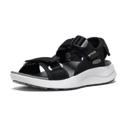 Hot Elle Sport Backstrap Sandal Pour Femme  |  Black/Steel Grey Femme Sandales