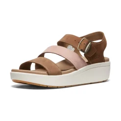 Outlet Ellecity Backstrap Pour Femme  |  Toasted Coconut/Fawn Femme Sandales