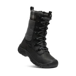 Flash Sale Greta Tall Waterproof Boot Pour Femme  |  Black/Black Plaid Femme Imperméable À L'eau|Bottes
