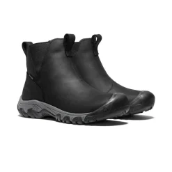 Sale Greta Waterproof Chelsea Pour Femme  |  Black/Steel Grey Femme Imperméable À L'eau|Bottes