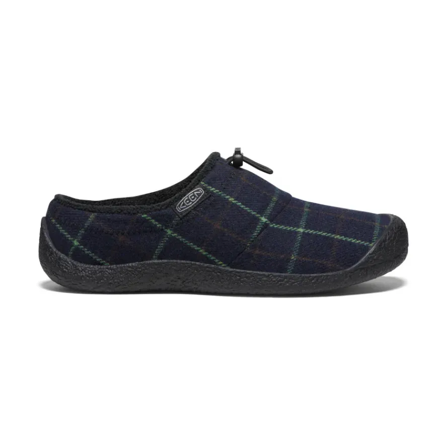 Hot Howser III Slide Pour Homme | Navy Plaid Homme Chaussures À Enfiler