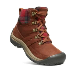 New Kaci III Winter Waterproof Boot Pour Femme  |  Tortoise Shell/Red Plaid Femme Imperméable À L'eau|Bottes