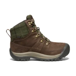 Hot Kaci III Winter Waterproof Boot Pour Femme  |  Dark Earth/Green Plaid Femme Imperméable À L'eau|Bottes