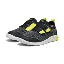 Outlet KNX Knit Double Strap Pour Jeunes  |  Black/Evening Primrose Enfant Chaussures