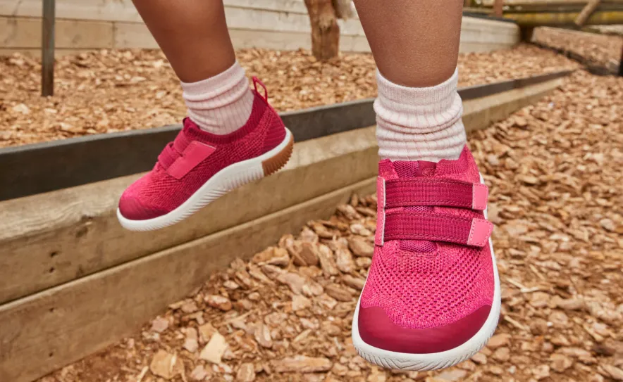 Outlet KNX Knit Double Strap Pour Jeunes | Black/Evening Primrose Enfant Chaussures