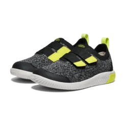 Flash Sale KNX Knit Double Strap Pour Enfants  |  Black/Evening Primrose Enfant Chaussures