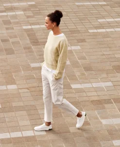 Best KNX Leather Sneaker  |  Star White/Star White Femme Chaussures