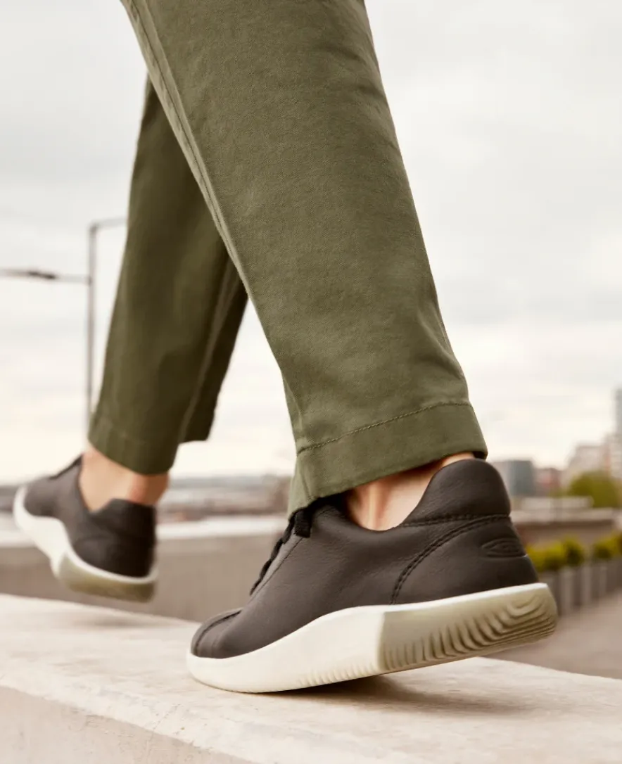 Sale KNX Leather Sneaker Pour Homme | Black/Star White Homme Chaussures