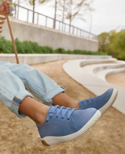 Online KNX Leather Sneaker Pour Jeunes  |  Coronet Blue/Vapor Enfant Chaussures