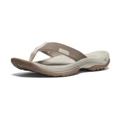 Store Kona Leather Flip-Flop  |  Brindle/Silver Birch Femme Sandales