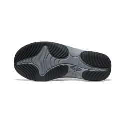 New Kona Leather Flip-Flop Pour Homme  |  Steel Grey/Black Homme Sandales