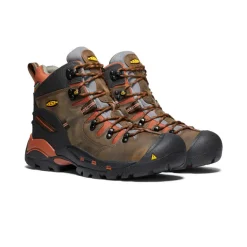 Shop Men's Pittsburgh 6" Boot (Soft Toe) pour homme  |  Cascade Brown/Bombay Brown Homme Bottes Et Chaussures De Travail|Imperméable À L'eau
