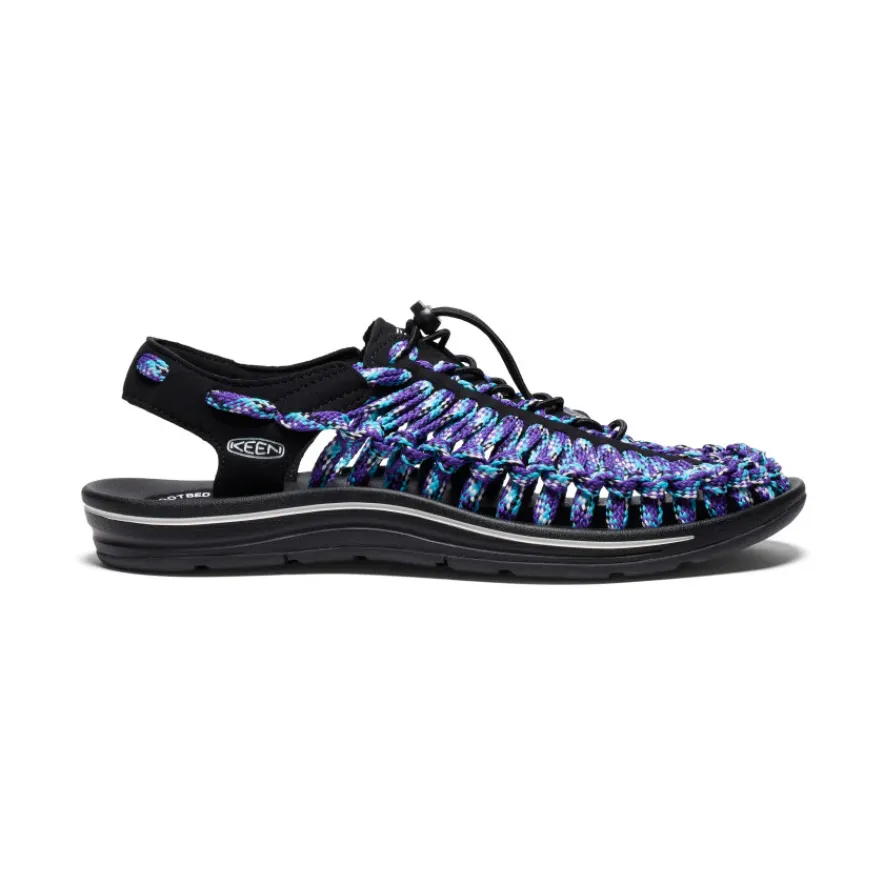 Sale Men's UNEEK Flat Cord Sneaker x Bamboo Shoots | Black/Tillandsia Purple Homme Sandales