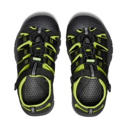 Outlet Newport H2 Pour Jeunes | Black/Lime Green Enfant Sandales