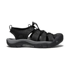 Flash Sale Newport Leather Pour Homme  |  Black/Steel Grey Homme Sandales