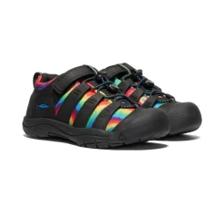 Flash Sale Newport Shoe Pour Jeunes  |  Black/Original Tie Dye Enfant Chaussures