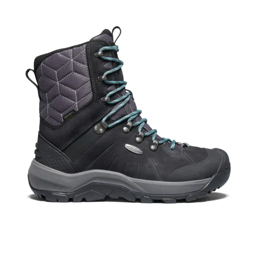 Best Revel IV High Polar Boot Pour Femme | Black/North Atlantic Femme Isolé|Imperméable À L'eau