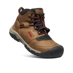 Sale Ridge Flex Waterproof Boot Pour Jeunes  |  Bison/Red Carpet Enfant Bottes