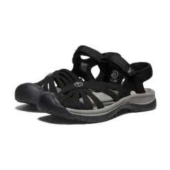 Outlet Rose Sandal Pour Femme  |  Black/Neutral Gray Femme Sandales