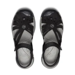 Outlet Rose Sandal Pour Femme | Black/Neutral Gray Femme Sandales
