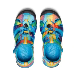 Store Seacamp II CNX Pour Jeunes  |  Vivid Blue/Original Tie Dye Enfant Sandales