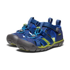 Fashion Seacamp II CNX Pour Petit Efants  |  Blue Depths/Chartreuse Enfant Sandales