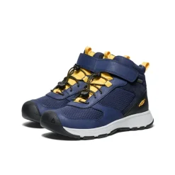 New Skua Waterproof Boot Pour Jeunes  |  Naval Academy/Yolk Yellow Enfant Bottes