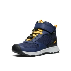 New Skua Waterproof Boot Pour Jeunes  |  Naval Academy/Yolk Yellow Enfant Bottes