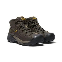Best Sale Targhee II Mid Waterproof Hiking Boots Pour Homme  |  Canteen/Dark Olive Homme Imperméable À L'eau|Bottes