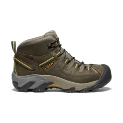 Online Targhee II Mid Waterproof Hiking Boots Pour Homme  |  Black Olive/Yellow Homme Imperméable À L'eau|Bottes
