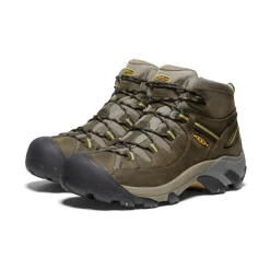 Online Targhee II Mid Waterproof Hiking Boots Pour Homme  |  Black Olive/Yellow Homme Imperméable À L'eau|Bottes