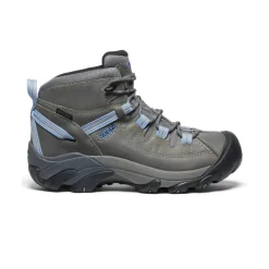 Hot Targhee II Waterproof Mid Pour Femme | Steel Grey/Hydrangea Femme Imperméable À L'eau|Bottes