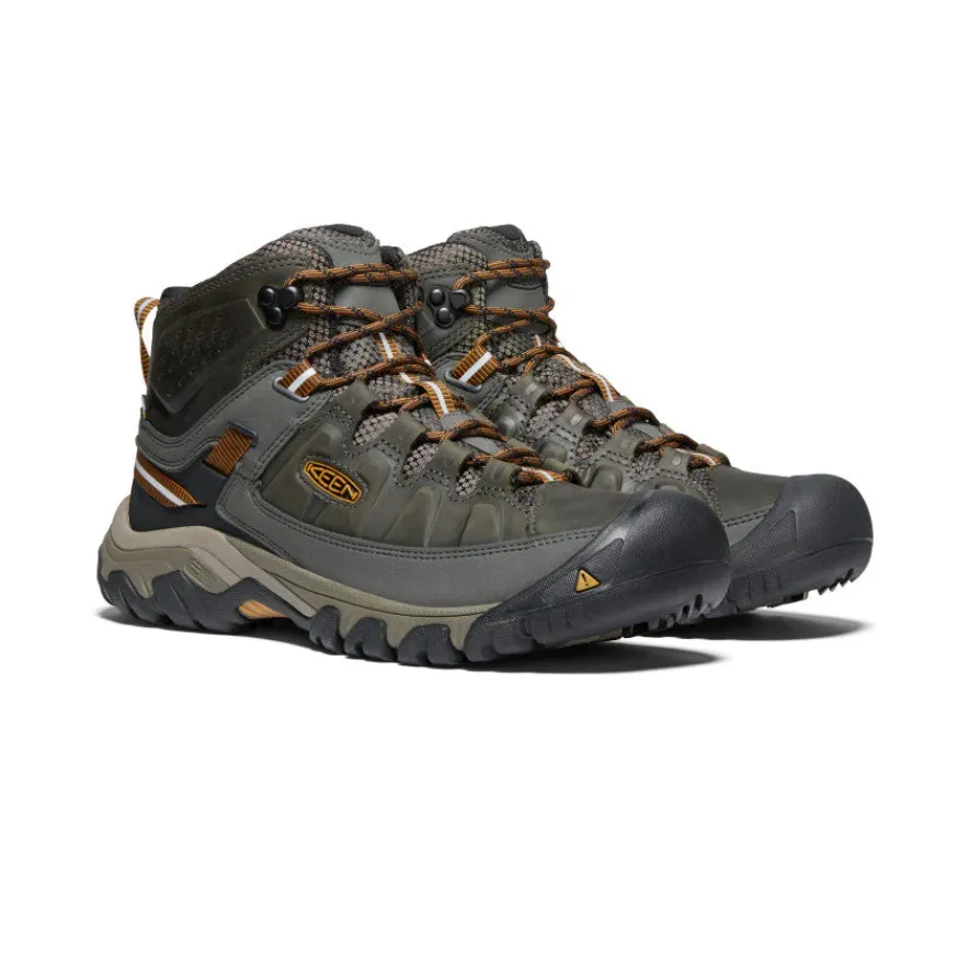 Discount Targhee III Waterproof Mid Pour Homme | Black Olive/Golden Brown Homme Imperméable À L'eau|Bottes
