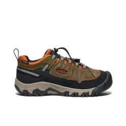 Fashion Targhee IV Waterproof Hiking Shoe Pour Jeunes  |  Dark Olive/Gold Flame Enfant Chaussures